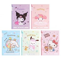 Sanrio Large Compartment Notice Note, Set of 5pcs