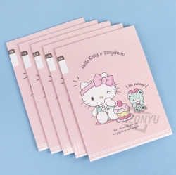 Sanrio 21 Lines Note, Set of 5pcs