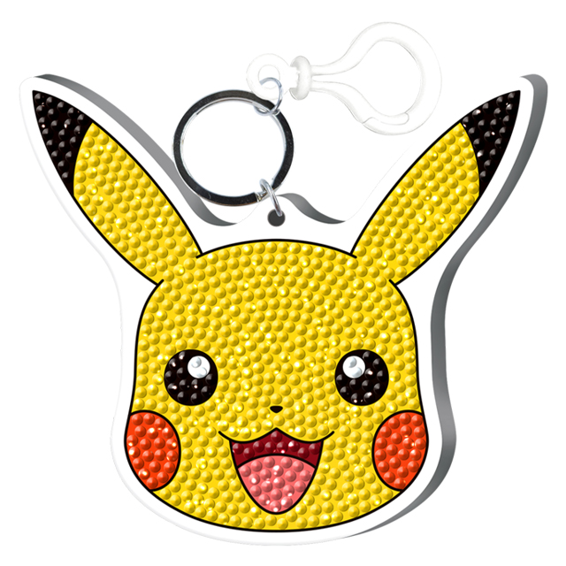 Big keyring Pikachu Jewel Crossing Keyring Kit