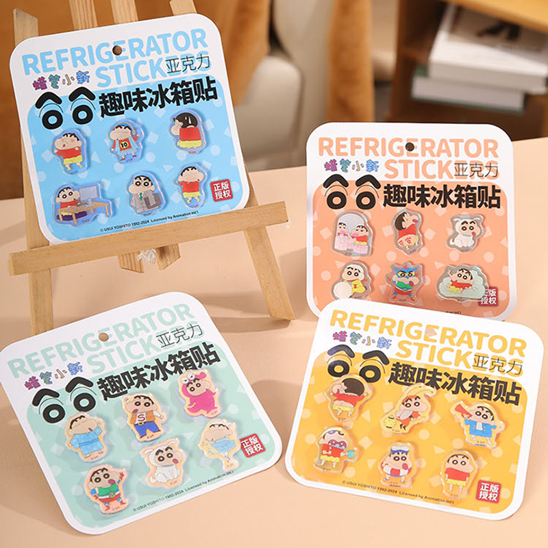 Crayon Shinchan Acrylic Refrigerator Magnet Stickers