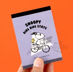 PEANUTS Snoopy Mini Memo_Bike