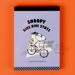 PEANUTS Snoopy Mini Memo_Bike