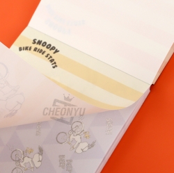 PEANUTS Snoopy A6 Memopad