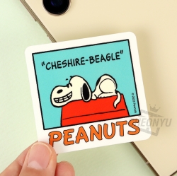 PEANUTS Snoopy Clear Sticker