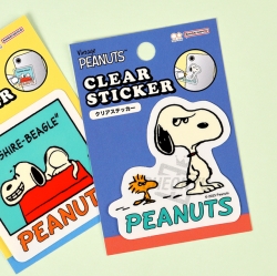 PEANUTS Snoopy Clear Sticker