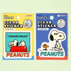 PEANUTS Snoopy Clear Sticker