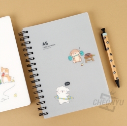  E-rinubgae A5 PP Notebook , Random