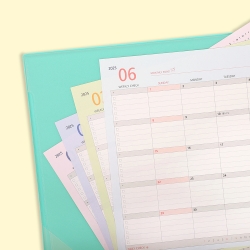 2025 Limited Edition Monthly Mat for 13 Months (Date Type), Calendar Sticker