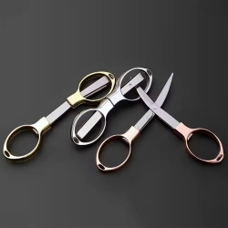 Glasses scissors Key ring, Random