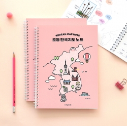 Elementary school Korean map note