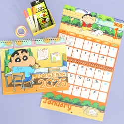 Crayon Shinchan 2025 Wall Calendar