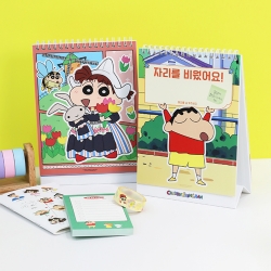 Crayon Shinchan 2025 Desk Calendar