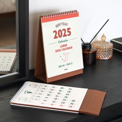 2025 Lunar Retro Desk Calendar