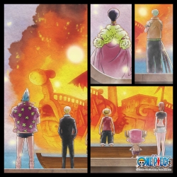 One Piece Jigsaw Puzzle 150Pieces - The farewell to the Going Merry