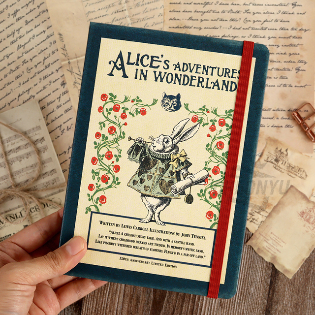 Alice 150th anniversary limited edition Diary - white rabbit