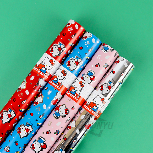 Metal Roll Hello Kitty Wrapping Paper (M), 375mmx12m 