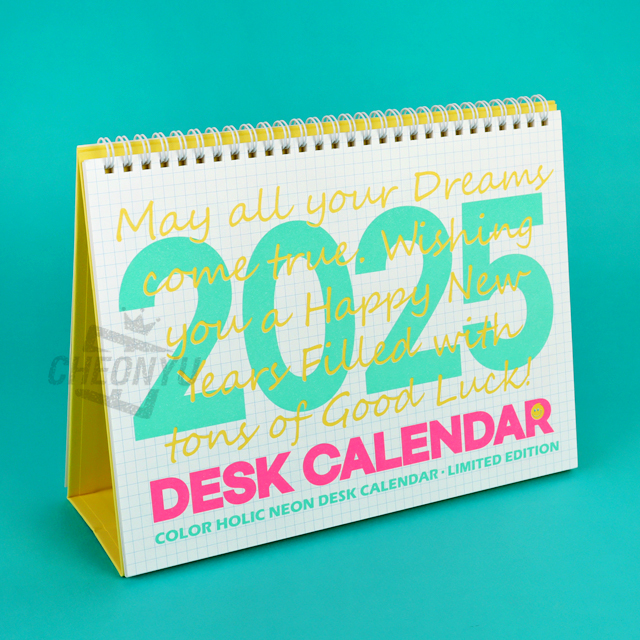 2025 Color Holic Neon Desk Calendar