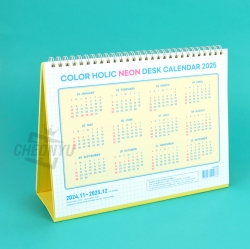 2025 Color Holic Neon Desk Calendar