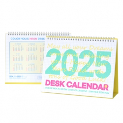 2025 Color Holic Neon Desk Calendar