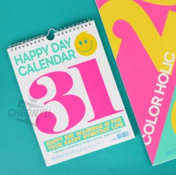 2025 Color Holic Happy day Wall Calendar