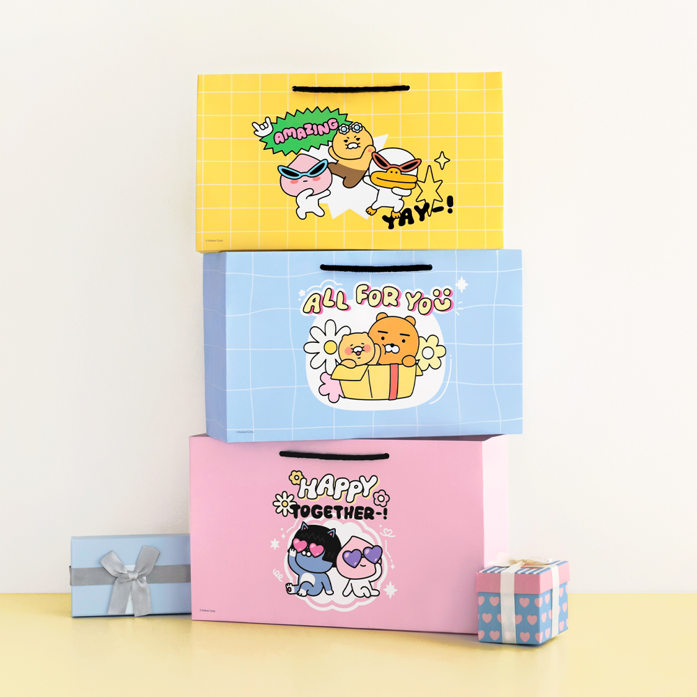 Kakao Friends Say Cheese Shopping Bag L