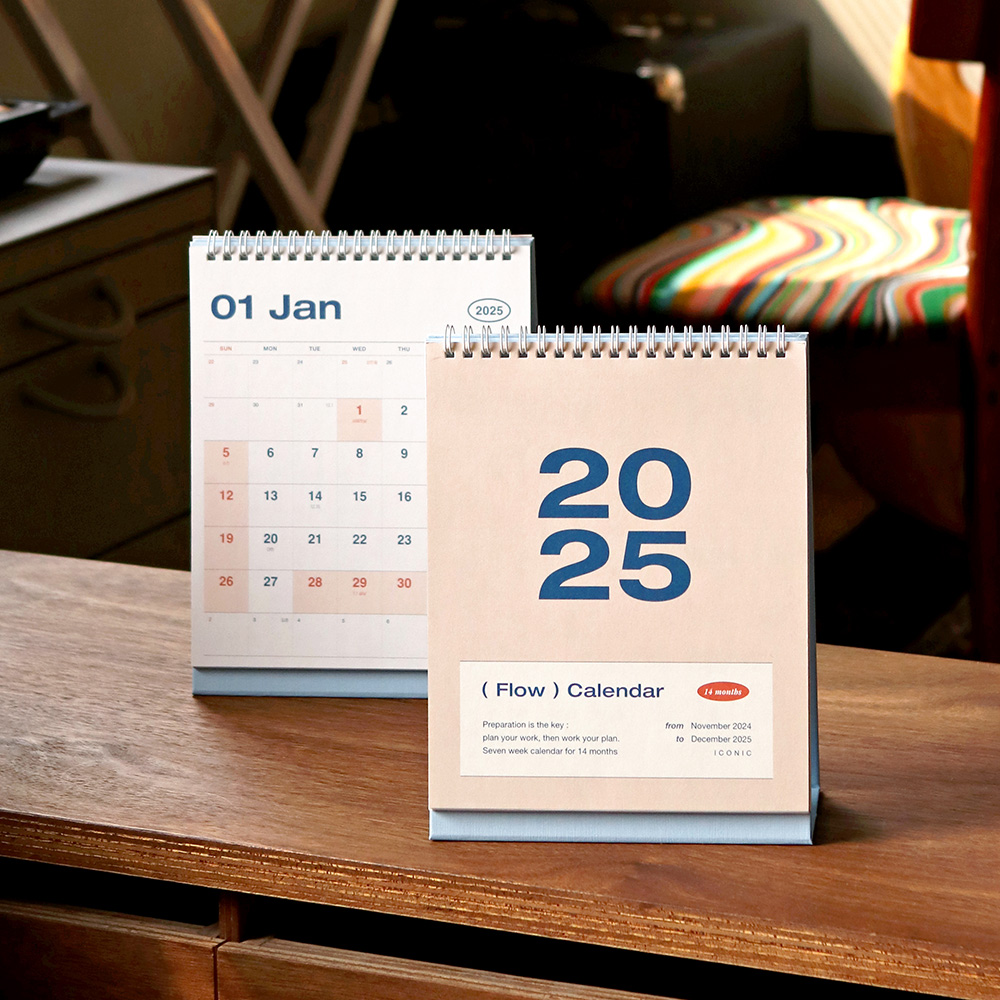 2025 Flow Desk Calendar