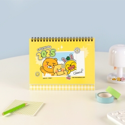 Kakao Friends Say Cheese 2025 Small Desk Calendar