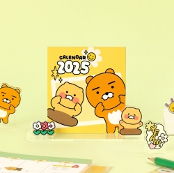 Kakao Friends Choonsik 2025 Acrylic Stand Desk Calendar