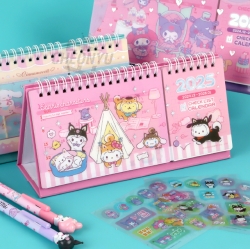 Sanrio 2025 Check List Dual Desk Calender