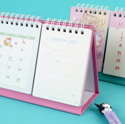 Sanrio 2025 Check List Dual Desk Calender