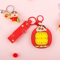 Crayon Shinchan Button Key ring