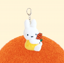 Miffy with Flower Key ring 8cm, Random