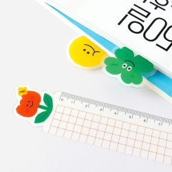 Smile 15cm  Ruler  Transparent Bookmark Set of 4