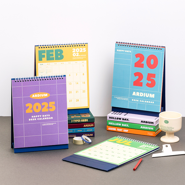 2025 Happy Days Desk Calendar