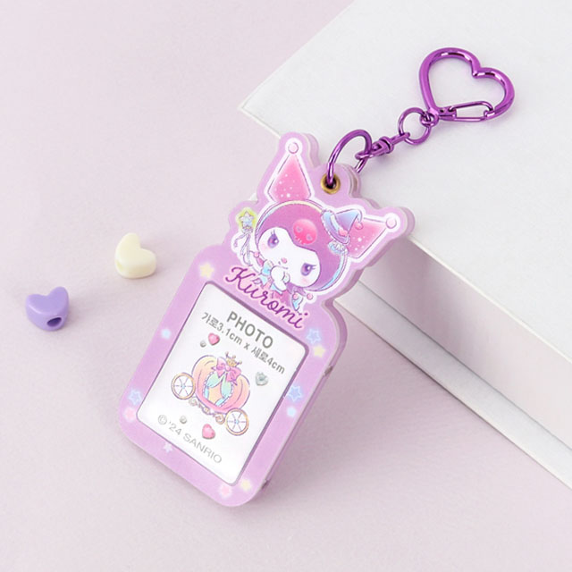 Kuromi Photo Card Holder Acrylic Keyring