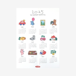 2025 My Buddy Paper Calendar