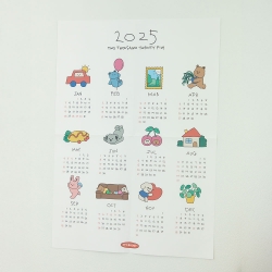 2025 My Buddy Paper Calendar