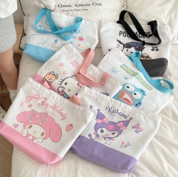 Sanrio Characters White Eco Bag - Hangyodon