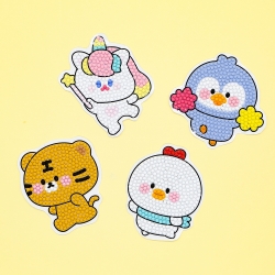 Pocket Friends Diamond Painting Sticker set  ,Random