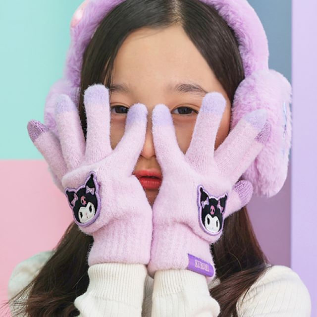 Kuromi Cute Touch Gloves