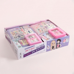 Girl-holic Card Case 3D Seal Coordination Sticker