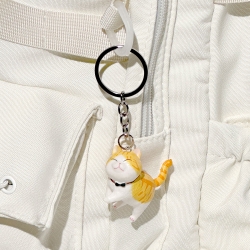 Cat Random key ring