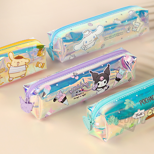 Sanrio_Hologram Slim Square Pencil Case