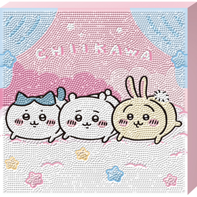 Chiikawa Canvas Diamond Painting - Cotton Candy of Myeonjaggi