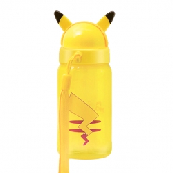 Pikachu Face Straw Bottle 350ml