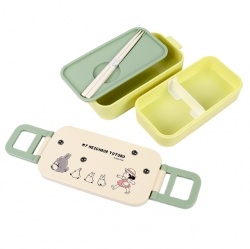 Totoro 2-tier lunch box (with chopsticks)