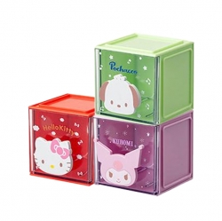 Sanrio Face Square Storage Box, Random