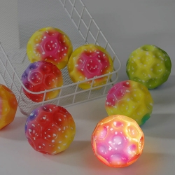 LED Space Bouncy Ball, Set of 12pcs