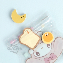 Sanrio Characters Die Cut Fancy Zip Bag 3P Set - My Melody