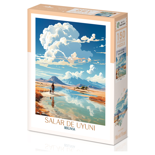 SALAR DE UYUNI BOLIVIA Scenery Jigsaw Puzzle 150pcs